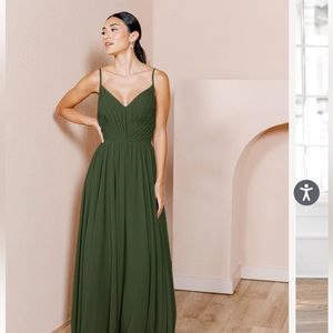 Revelry Bridesmaid Penelope Chiffon Dress